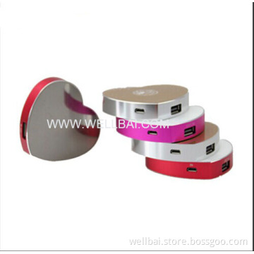 Fashion Pretty Heart-Shaped 5200mAh Power Bank